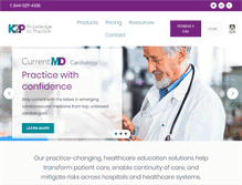 Tablet Screenshot of knowledgetopractice.com